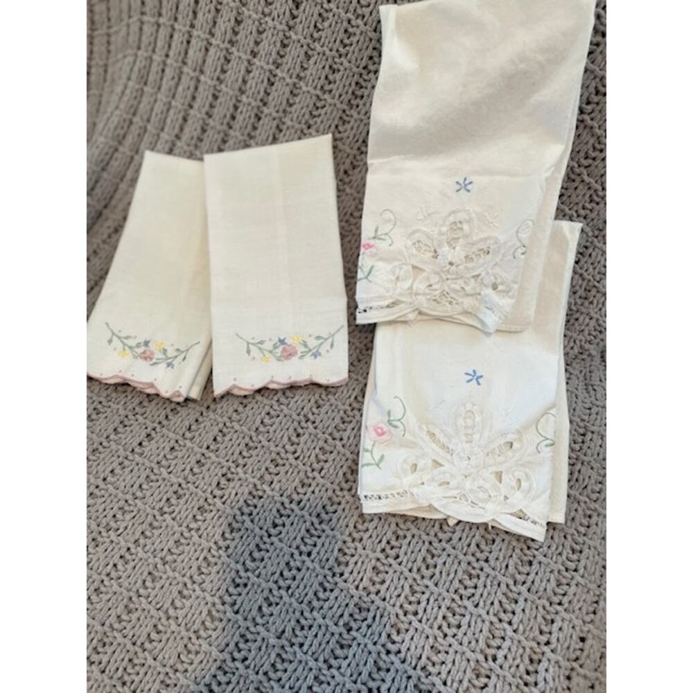 Beautiful Finger Towels-2 sets of two